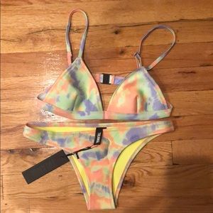 Triangle Tie-Dye Bikini